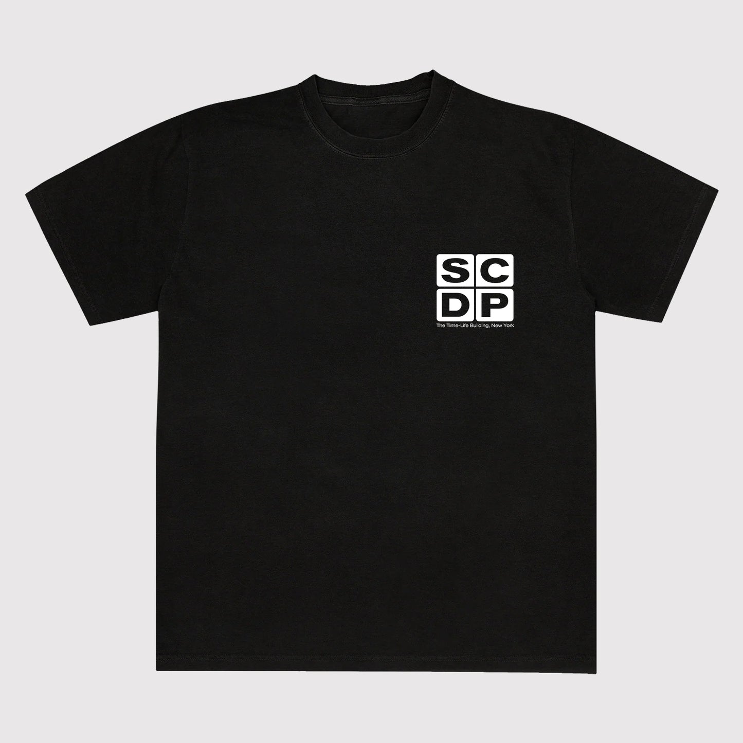SCDP LOGO TEE - BLACK