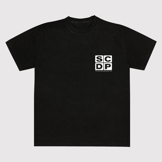 SCDP LOGO TEE - BLACK